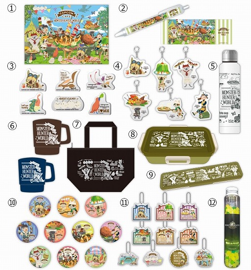 画像ギャラリー No.002のサムネイル画像 / 「MONSTER HUNTER: WORLD」×カプコンカフェ イオンレイクタウン店，コラボグッズ情報が公開