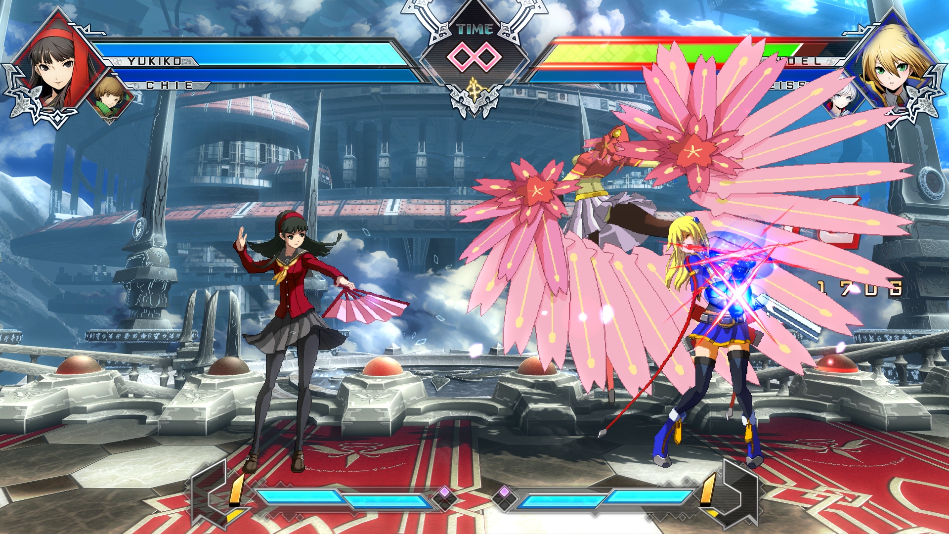画像集 007 Blazblue Cross Battle Blazblue の アズラエル ペルソナ4 の 天城雪子 Under