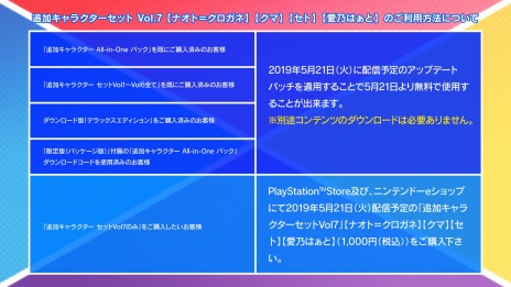 ���������꡼ No.006�Υ���ͥ������ / ���󥷥塼���ǡ�BLAZBLUE CROSS TAG BATTLE�פ�Ver1.5�緿���åץǡ��Ȥ���������������LINE���������4�Ƥ��ۿ�����