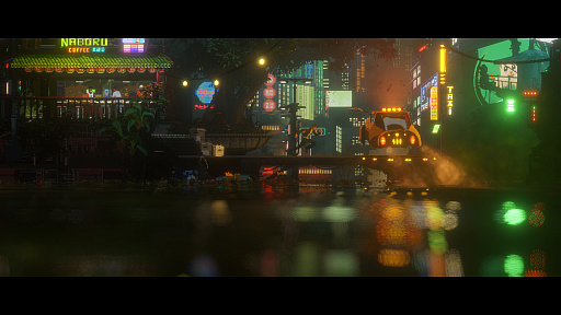 画像ギャラリー No.002のサムネイル画像 / 2Dにも3Dにも感じられる独特のグラフィックスが特徴のアドベンチャーゲーム「The Last Night」の開発作業を収めたムービーが公開