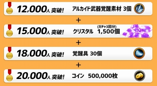 画像ギャラリー No.002のサムネイル画像 / 「アビストライブ」,事前登録1万人突破。特典に「SR アルカイドの欠片×60」を追加