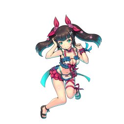 画像ギャラリー No.010のサムネイル画像 / 「スマッシュ&マジック」に,サマーバージョンの“ユナ”と“アルルーナ”が登場