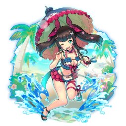 画像ギャラリー No.011のサムネイル画像 / 「スマッシュ&マジック」に,サマーバージョンの“ユナ”と“アルルーナ”が登場