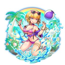 画像ギャラリー No.013のサムネイル画像 / 「スマッシュ&マジック」に,サマーバージョンの“ユナ”と“アルルーナ”が登場