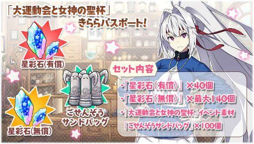 きららファンタジア 大運動会と女神の聖杯イベントが開始