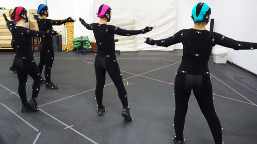 画像ギャラリー No.009のサムネイル画像 / 「スクメロ」で学ぶ,モーションキャプチャの制作現場。アクターのダンスが“3Dキャラのダンス”になる瞬間を見てきた