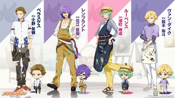 画像ギャラリー No.010のサムネイル画像 / 「パレパレ」,“バロック”に所属する4人のセクションイラストと新ボイスサンプルが公開