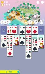 画像ギャラリー No.002のサムネイル画像 / 「サクッとソリティアシティ」に第4の街「バケーションタウン」が追加