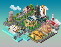 画像ギャラリー No.002のサムネイル画像 / 「サクッとソリティアシティ」,新たな町「ワールドツアー」&「ハロウィーン」が登場