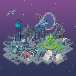 画像ギャラリー No.001のサムネイル画像 / 「サクッと ソリティアシティ」,未来の世界が建設できる第8の時代「宇宙時代」が登場