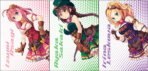 画像ギャラリー No.008のサムネイル画像 / 「ぱすてるメモリーズ」,登場キャラクター第2弾と,コミックマーケット92で無料配布するノベルティグッズの情報が公開に