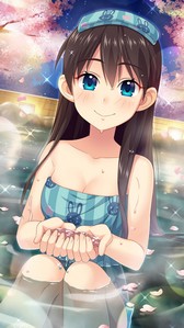 画像ギャラリー No.003のサムネイル画像 / 「ぱすてるメモリーズ」,新ガチャ「湯けむりの向こう側へ…冬の桃源郷 温泉ガチャ」が開催