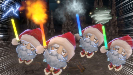 画像ギャラリー No.004のサムネイル画像 / 「ハッピーダンジョン」のクリスマスイベントで暴走トナカイが登場