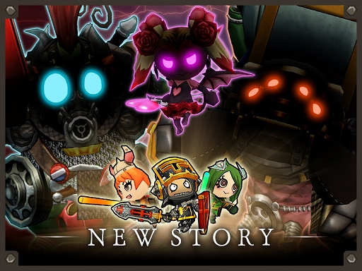 画像ギャラリー No.002のサムネイル画像 / 「ハッピーダンジョン」,新ストーリークエスト「白百合の騎士」が5月25日に実装