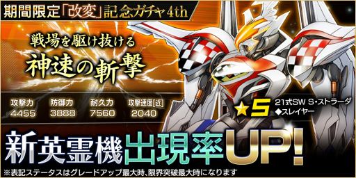 画像ギャラリー No.002のサムネイル画像 / 「ヴァルハラフロント」,ダイヤがもらえるGWキャンペーンが開催。「改変」記念ガチャ記念第4弾も