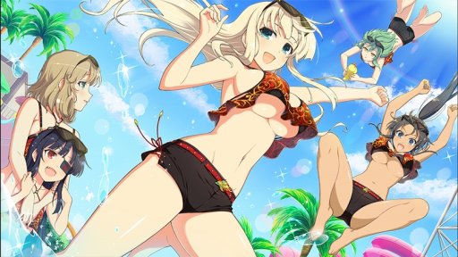 画像ギャラリー No.003のサムネイル画像 / 「シノビマスター 閃乱カグラ NEW LINK」,水着キャラが登場する「学院水着ガチャ」が開催