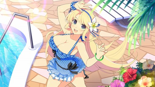 画像ギャラリー No.007のサムネイル画像 / 「シノビマスター 閃乱カグラ NEW LINK」,水着キャラが登場する「学院水着ガチャ」が開催