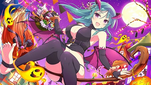 画像ギャラリー No.003のサムネイル画像 / 「シノビマスター 閃乱カグラ」,ハロウィン衣装の「芭蕉」&「夕焼」が登場