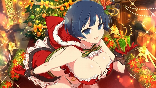 画像ギャラリー No.003のサムネイル画像 / 「シノビマスター 閃乱カグラ NEW LINK」,人気投票で上位“乳賞”した3人のシノビ少女がサンタ姿で登場