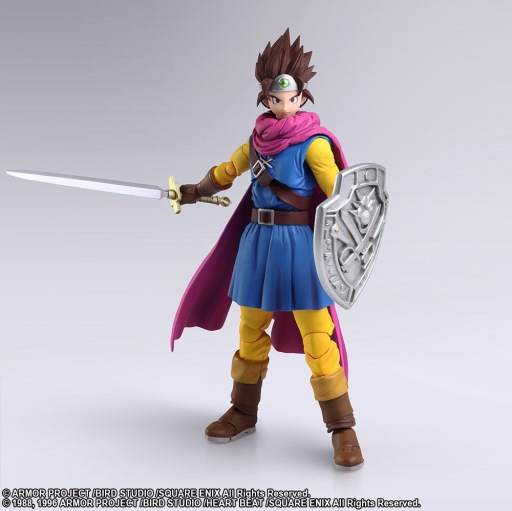 ドラゴンクエストIII」の勇者が可動フィギュアのブリングアーツで登場