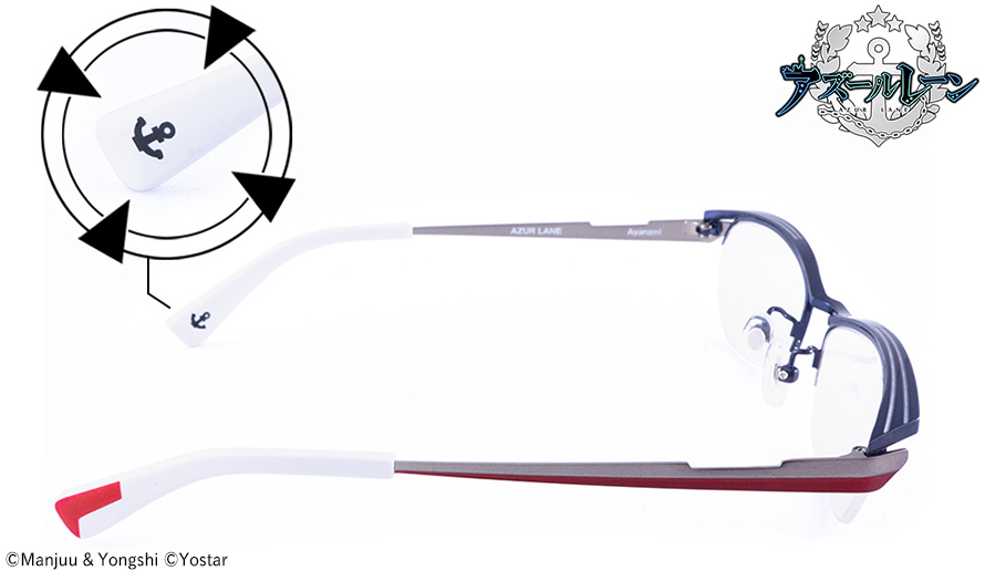 コラボ眼鏡　アズールレーン  グラーフ・ツェッペリン モデル