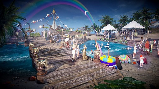 画像ギャラリー No.001のサムネイル画像 / 「黒い砂漠モバイル」に,夏限定のリゾート地“テルミアン”が登場