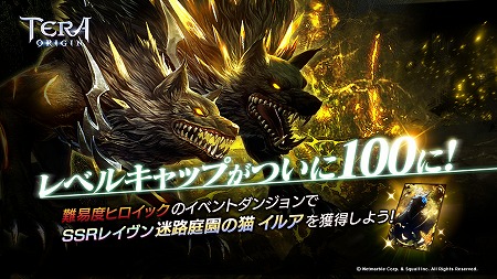 ���������꡼ No.001�Υ���ͥ������ / ��TERA ORIGIN�ס����åץǡ��Ȥǥ�٥륭��åפ�100�ؤȰ����夲��