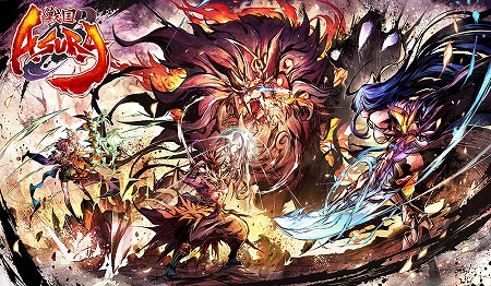 画像ギャラリー No.001のサムネイル画像 / サムザップ,4人協力マルチプレイに特化したスマホ向けMORPG「戦国ASURA」を2017年秋に配信。事前登録の受付もスタート