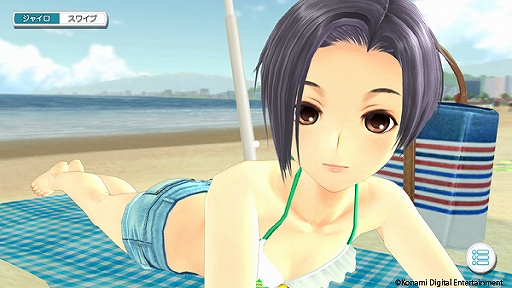 画像ギャラリー No.002のサムネイル画像 / 「ラブプラス EVERY」,VR非対応でも楽しめるVRデート「ビーチでお昼寝」が先行公開