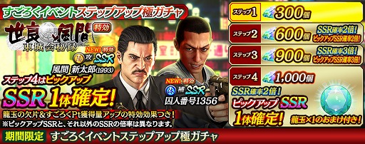 画像ギャラリー No.007のサムネイル画像 / 「龍が如く ONLINE」,新SSRキャラクターとして風間新太郎と囚人番号1356が登場