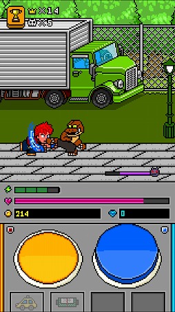 画像ギャラリー No.006のサムネイル画像 / P(パンチ)とK(キック)で敵をやっつけろ! iOS向けアクションゲーム「PPKP」を紹介する「(ほぼ)日刊スマホゲーム通信」第1512回