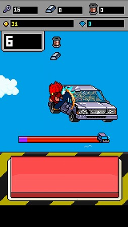 画像ギャラリー No.007のサムネイル画像 / P(パンチ)とK(キック)で敵をやっつけろ! iOS向けアクションゲーム「PPKP」を紹介する「(ほぼ)日刊スマホゲーム通信」第1512回