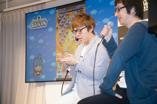 画像ギャラリー No.010のサムネイル画像 / 中田ヤスタカ氏やHIKAKINさんが登壇した,スクエニの新作「戦国アクションパズル DJノブナガ」発表会をレポート