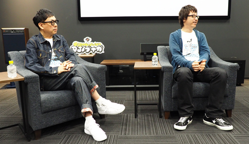 画像ギャラリー No.005のサムネイル画像 / 中田ヤスタカ氏×田中秀幸氏×石田礼輔氏が語る“DJノブナガとかいろんな話”。音楽と映像とゲームの業界人が集まると,こんな感じ