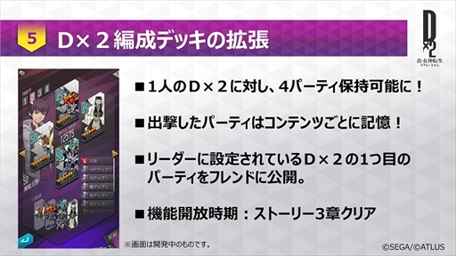 画像ギャラリー No.006のサムネイル画像 / 「D×2 真・女神転生 リベレーション」,大型アップデートを8月30日に実施