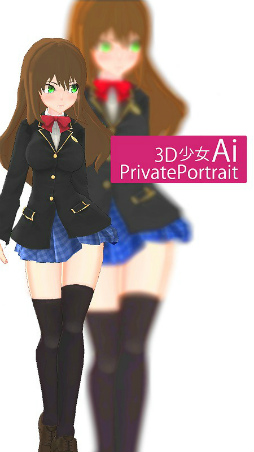 画像ギャラリー No.001のサムネイル画像 / 3Dのアニメーション美少女を眺める「3D少女」シリーズが無料配信