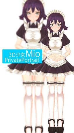 画像ギャラリー No.002のサムネイル画像 / 3Dのアニメーション美少女を眺める「3D少女」シリーズが無料配信