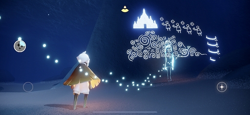 画像ギャラリー No.060のサムネイル画像 / 「風ノ旅ビト」のデベロッパによるスマホ向けアプリ「Sky 星を紡ぐ子どもたち」プレイインプレッション。言葉は交わさなくても空を飛べる