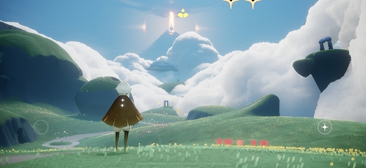 画像ギャラリー No.071のサムネイル画像 / 「風ノ旅ビト」のデベロッパによるスマホ向けアプリ「Sky 星を紡ぐ子どもたち」プレイインプレッション。言葉は交わさなくても空を飛べる