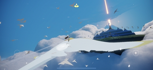 画像ギャラリー No.074のサムネイル画像 / 「風ノ旅ビト」のデベロッパによるスマホ向けアプリ「Sky 星を紡ぐ子どもたち」プレイインプレッション。言葉は交わさなくても空を飛べる