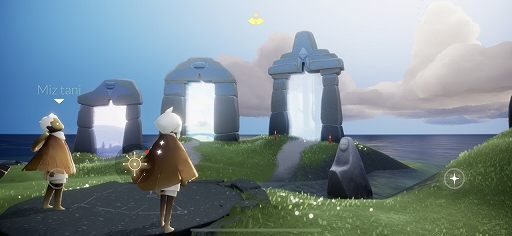 画像ギャラリー No.075のサムネイル画像 / 「風ノ旅ビト」のデベロッパによるスマホ向けアプリ「Sky 星を紡ぐ子どもたち」プレイインプレッション。言葉は交わさなくても空を飛べる