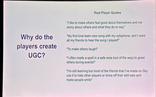 ���������꡼ No.023�Υ���ͥ������ / ��GDC 2025�ϥ桼������������ƥ�Ĥǰ��ֻפ����ס�����Sky �����¤��Ҥɤ⤿���פˤ����봶��Ū��UGC�����ƥ��߷פ����