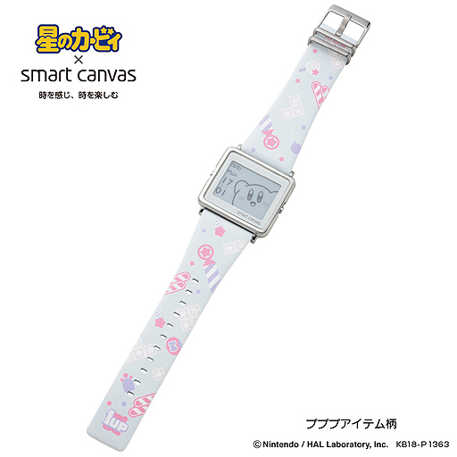 星のカービィ×Smart Canvas デジタル腕時計」の予約受付が本日スタート