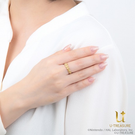 画像ギャラリー No.003のサムネイル画像 / 「星のカービィ」に登場するカービィとリック,カイン,クーをデザインした指輪がユートレジャーにて予約を受付中