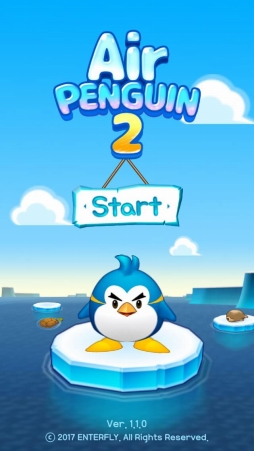 画像ギャラリー No.001のサムネイル画像 / アクションゲーム「エアペンギン2」が配信。端末を傾けてペンギンを操れ