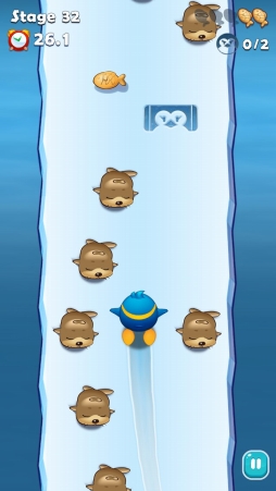 画像ギャラリー No.003のサムネイル画像 / アクションゲーム「エアペンギン2」が配信。端末を傾けてペンギンを操れ