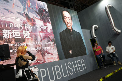 ���������꡼ No.002�Υ���ͥ������ / ��TGS 2018�ϡ�EARTH DEFENSE FORCE: IRON RAIN�ס��桼��������ȯ��ô�����Ȥˤʤä��аޤʤɤ����줿���ơ������٥�Ȥ��ݡ���