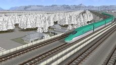 画像集 No.012のサムネイル画像 / 「A列車で行こうExp.」は北海道新幹線のH5系など220種以上の鉄道車両が登場。モーションセンサー操作やPS VRに対応したゲームモードも