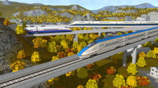 画像集#013のサムネイル/「A列車で行こうExp.」は北海道新幹線のH5系など220種以上の鉄道車両が登場。モーションセンサー操作やPS VRに対応したゲームモードも