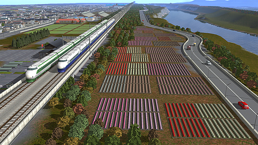 画像ギャラリー No.003のサムネイル画像 / 都市開発鉄道SLG「A列車で行こうExp.」,収録される新幹線車両のスクリーンショットが公開